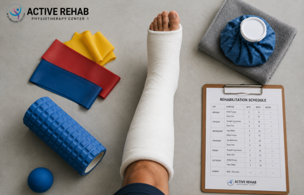 Broken Leg Physiotherapy: Recovery Timeline, Exercises, Pain Levels & What to Expect